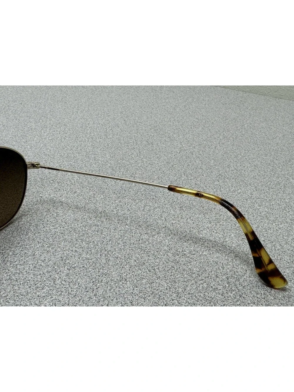 Maui Jim Baby Beach MP-SG Aviator Sunglasses Gold Titanium, Polarized Lens *READ